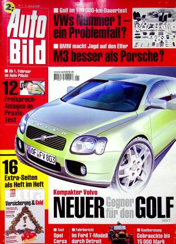 Deckblatt Auto Bild (01/2001)